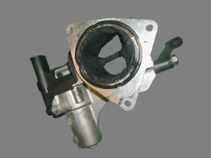 EGR vārts ar kvēpiem